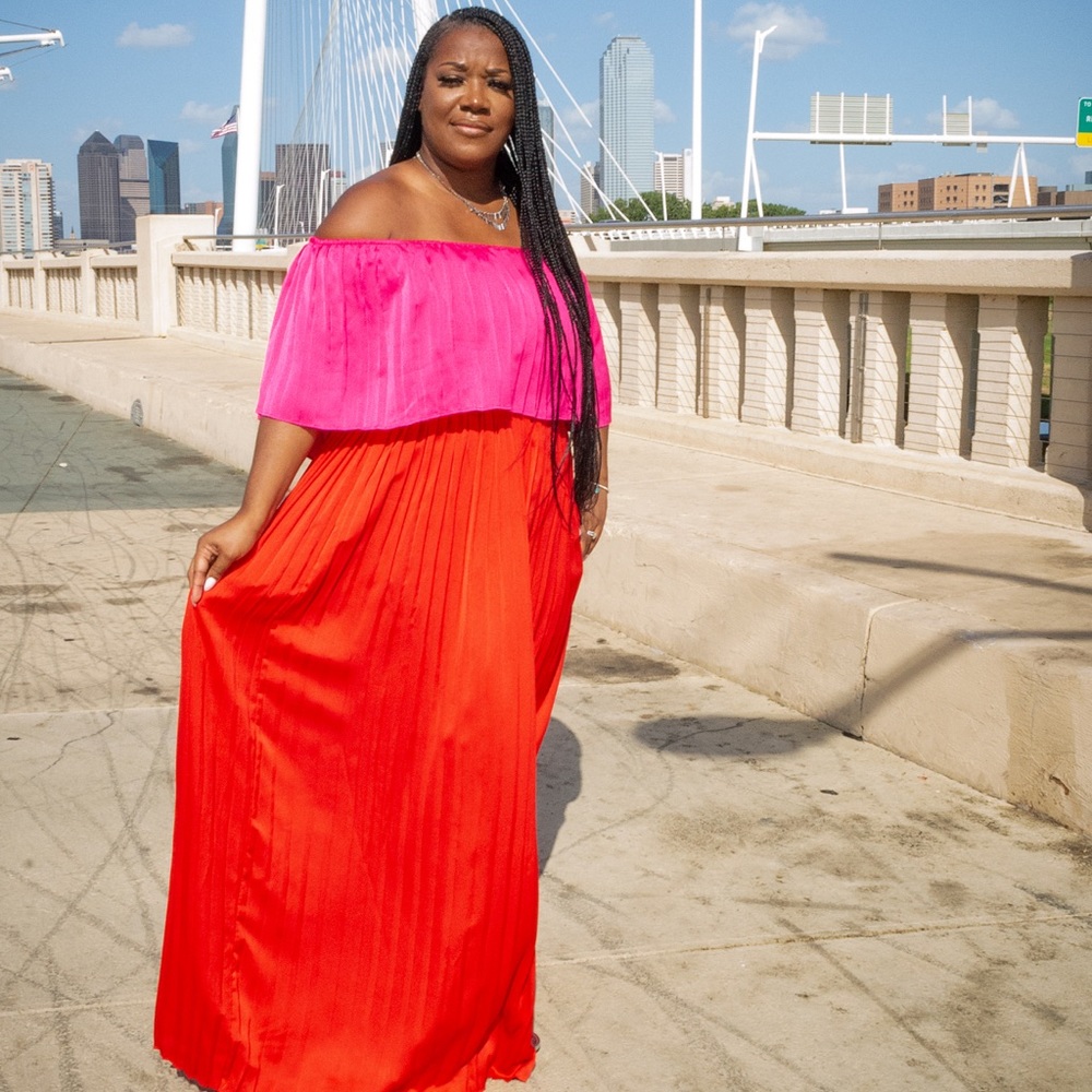 Color Block Maxi - Picture 2 of 2